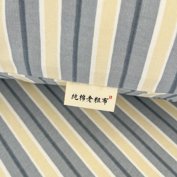 91家纺网 家纺一手货源 找家纺 新印象2025新款直角纯棉老粗布套件 床单款老粗布 -小狮子