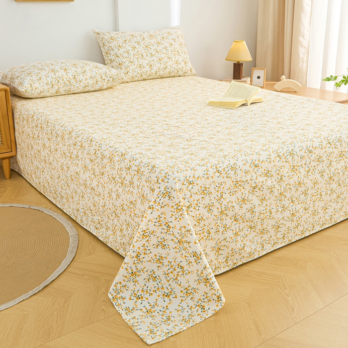 91家纺网 家纺一手货源 找家纺 九亭家纺 2025新款A类全棉老粗布床单 岁月