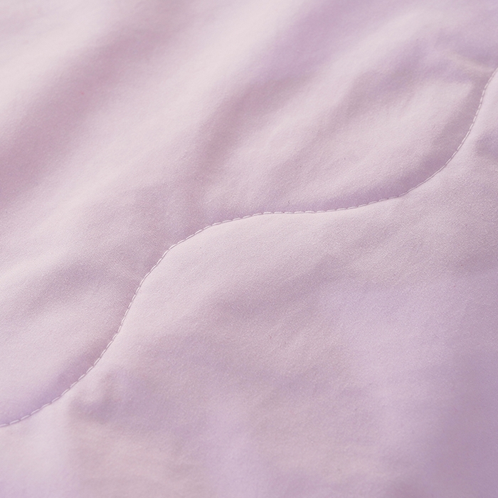 91家纺网 家纺一手货源 找家纺 优姿2025新款云柔棉大豆镂空烫钻夏被被子被芯 紫色
