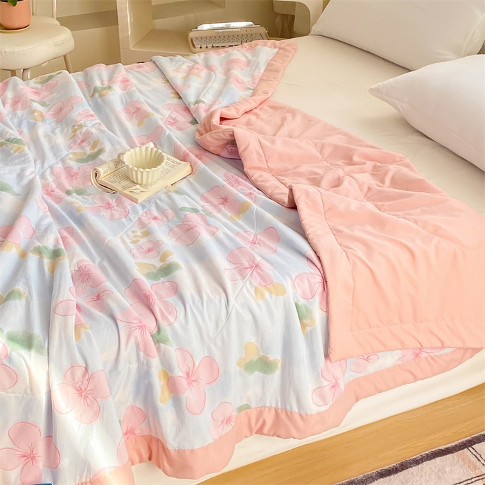 91家纺网 家纺一手货源 找家纺 梵蒂莎 2025云朵棉棉花夏被花岛