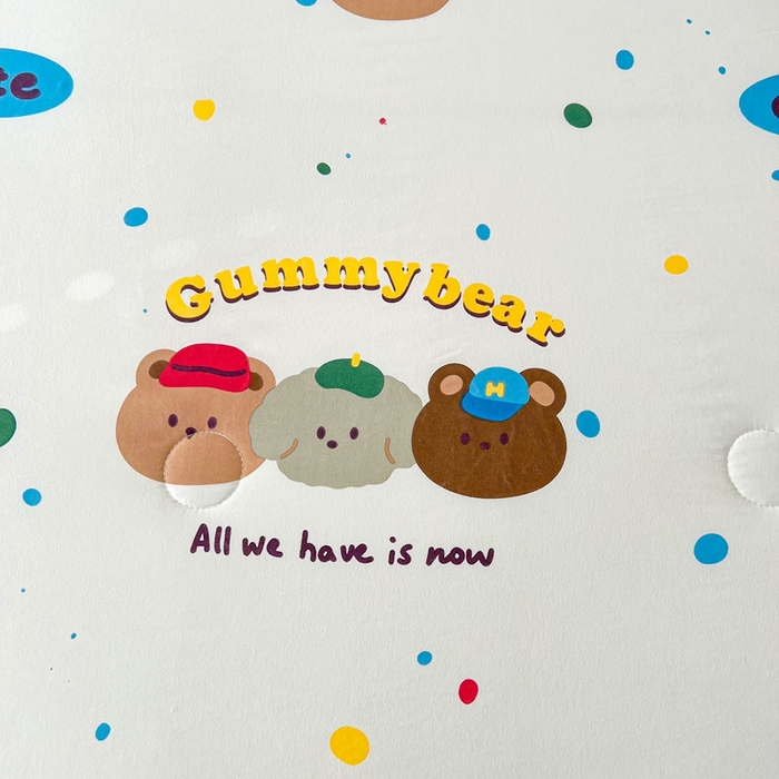 91家纺网 家纺一手货源 找家纺 爱屋及屋2025新款棉花夏被 复古小熊