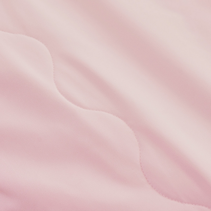 91家纺网 家纺一手货源 找家纺 优姿2025新款云柔棉大豆镂空烫钻夏被被子被芯 粉色