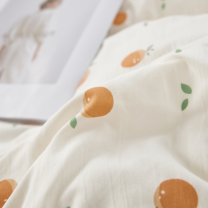 91家纺网 家纺一手货源 找家纺 卡迪亚家纺 2025新款轻氧棉小碎花韩式花边床盖 秋果