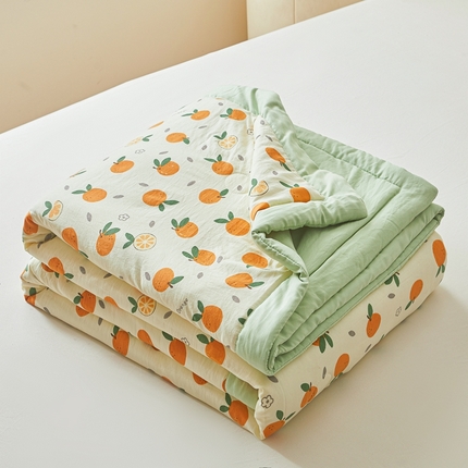 爱屋及屋2025新款棉花夏被 小橙子