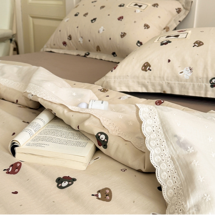 91家纺网 家纺一手货源 找家纺 帕拉美拉 2025新款全棉双层纱玉米聚乳酸夏被春秋被冬被玉米被 三件套四件套 丛林动物