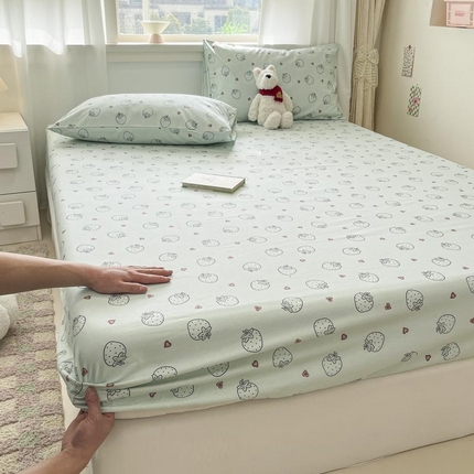 91家纺网 家纺一手货源 找家纺 （总）新印象2025新款直角纯棉老粗布套件床笠款