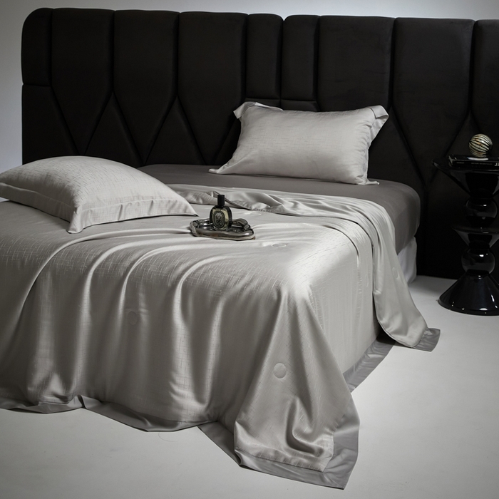 91家纺网 家纺一手货源 找家纺 （总）2025新款天丝夏被四件套天丝提花蚕丝被芯蚕丝夏凉被