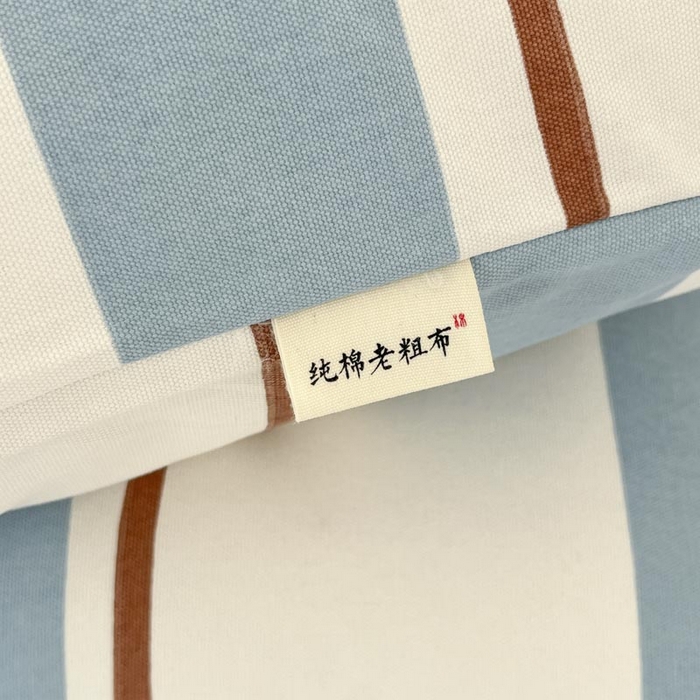 91家纺网 家纺一手货源 找家纺 新印象2025新款直角纯棉老粗布套件 床单款老粗布 -米欧熊