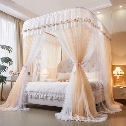 91家纺网 家纺一手货源 找家纺 （总）艺利轩 2025新款双层纱导轨蚊帐