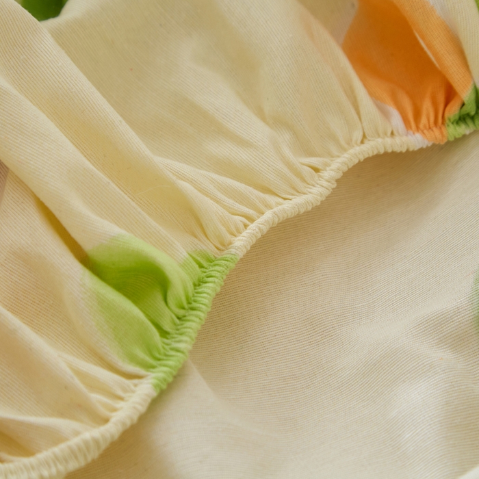 91家纺网 家纺一手货源 找家纺 金泰莱 2025新款锦柔老粗布印花床笠 恐龙宝贝