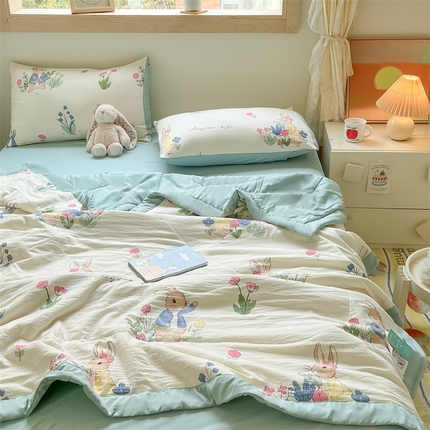 梵蒂莎 2025云朵棉棉花夏被爱丽丝-蓝