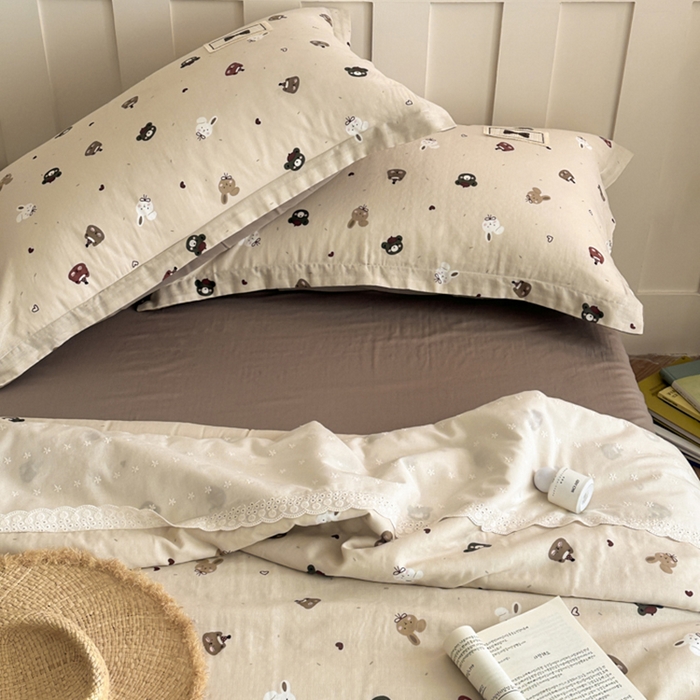 91家纺网 家纺一手货源 找家纺 帕拉美拉 2025新款全棉双层纱玉米聚乳酸夏被春秋被冬被玉米被 三件套四件套 丛林动物