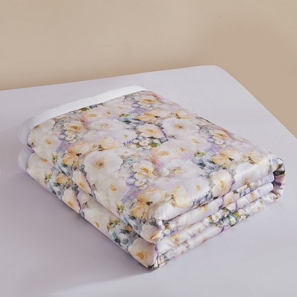 91家纺网 家纺一手货源 找家纺 （总）兴邦家纺 2026新款花香凉感印花夏被夏凉被