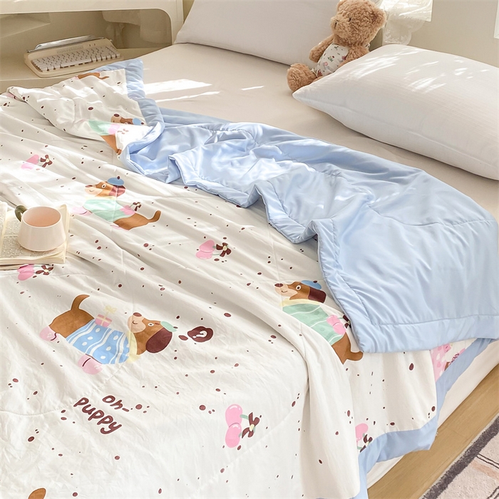 91家纺网 家纺一手货源 找家纺 梵蒂莎 2025云朵棉棉花夏被靠谱小狗