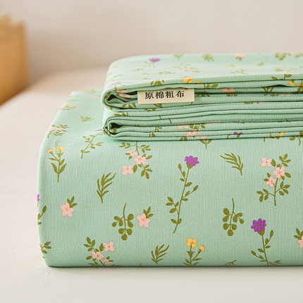 91家纺网 家纺一手货源 找家纺 （总）九亭家纺 2025新款A类全棉老粗布床单