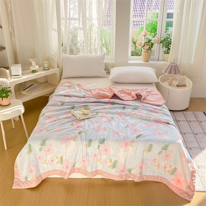 91家纺网 家纺一手货源 找家纺 梵蒂莎 2025云朵棉棉花夏被花岛