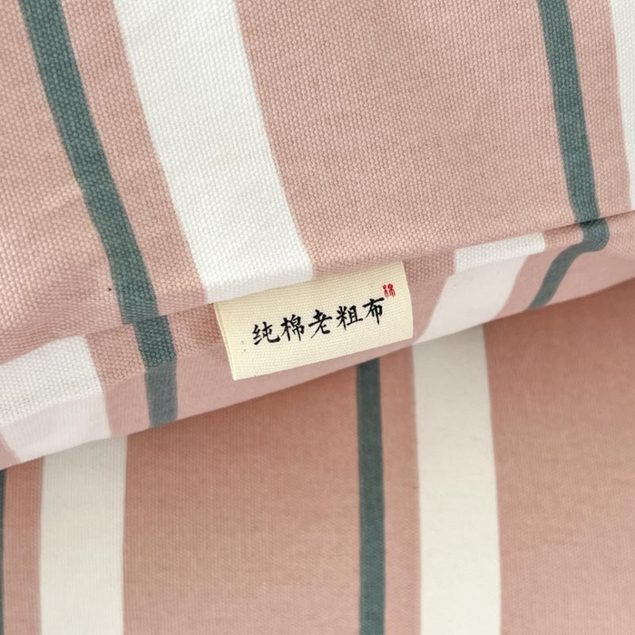 91家纺网 家纺一手货源 找家纺 新印象2025新款直角纯棉老粗布套件 床单款老粗布 -小熊猫