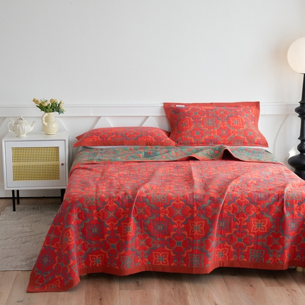 91家纺网 家纺一手货源 找家纺 （总）棠薇家纺 2025新款60S长绒棉纯棉纱布毛巾被