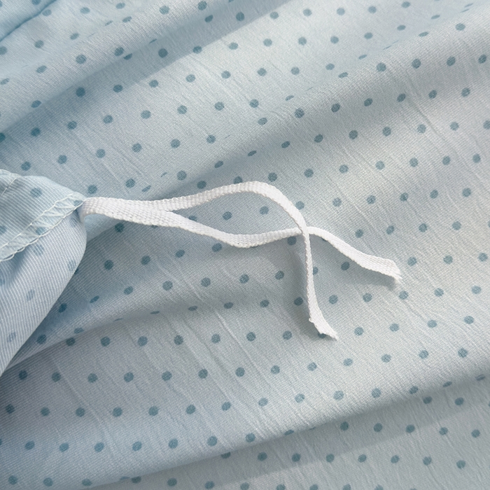 91家纺网 家纺一手货源 找家纺 赫梵茜 2025新款有氧针织双层纱单床盖床盖三件套床盖四件套 方糖-兰