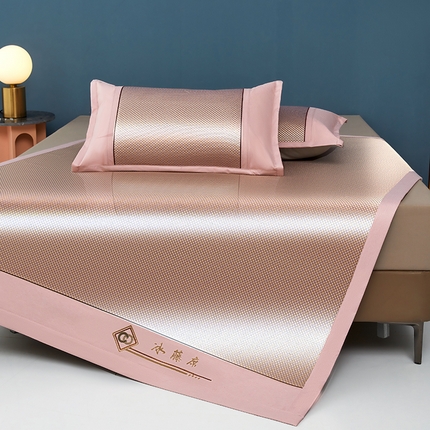 91家纺网 家纺一手货源 找家纺 （总）席都 2024新款冰藤席床席三件套-三明治-冰藤席系列