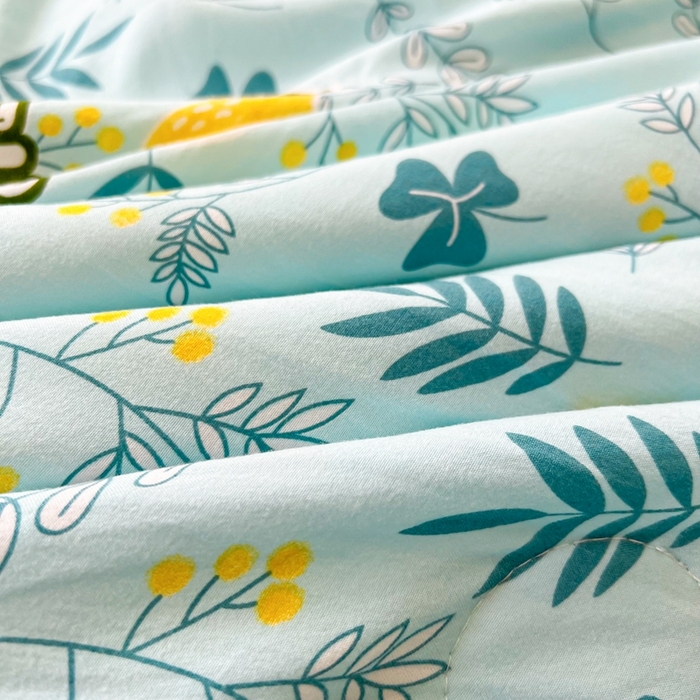 91家纺网 家纺一手货源 找家纺 爱屋及屋2025新款棉花夏被 落落繁花