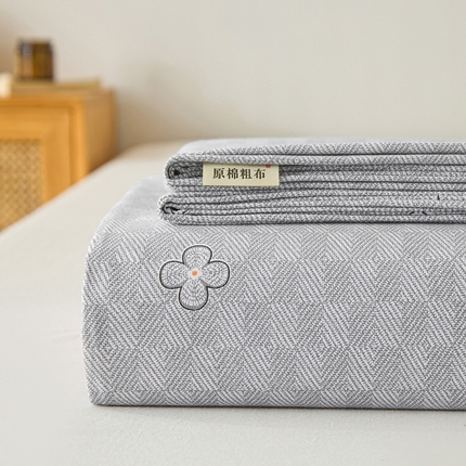 91家纺网 家纺一手货源 找家纺 （总）九亭家纺 2025新款A类全棉老粗布床单