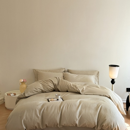 91家纺网 家纺一手货源 找家纺 （总）2025新款60s长绒棉提花四件套系列1