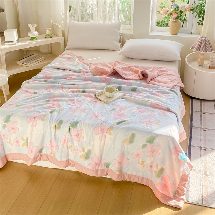 91家纺网 家纺一手货源 找家纺 梵蒂莎 2025云朵棉棉花夏被花岛