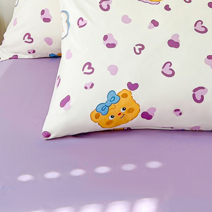 91家纺网 家纺一手货源 找家纺 爱屋及屋2025新款棉花夏被 豹纹小熊