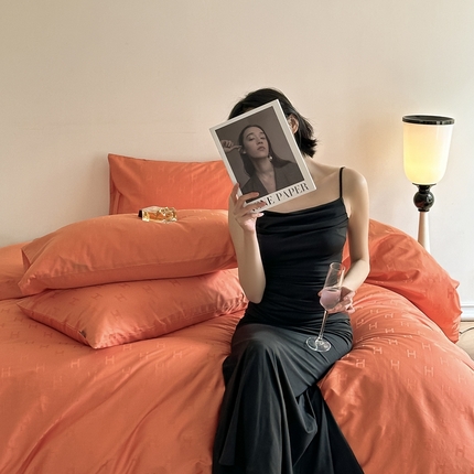 91家纺网 家纺一手货源 找家纺 （总）2025新款60s长绒棉提花四件套系列1