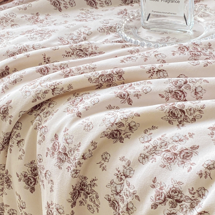 91家纺网 家纺一手货源 找家纺 左右家纺 2025新款A类双层纱大豆夏凉被 蜜瓜橙