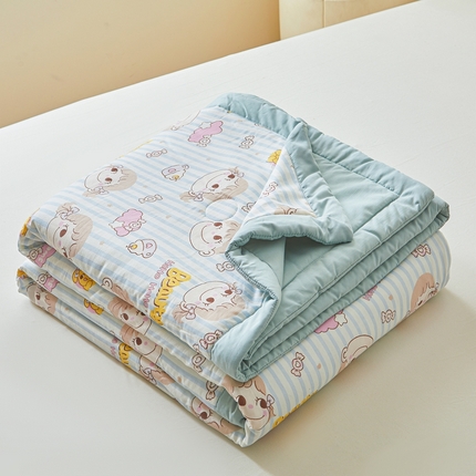 91家纺网 家纺一手货源 找家纺 爱屋及屋2025新款棉花夏被 糖小佳