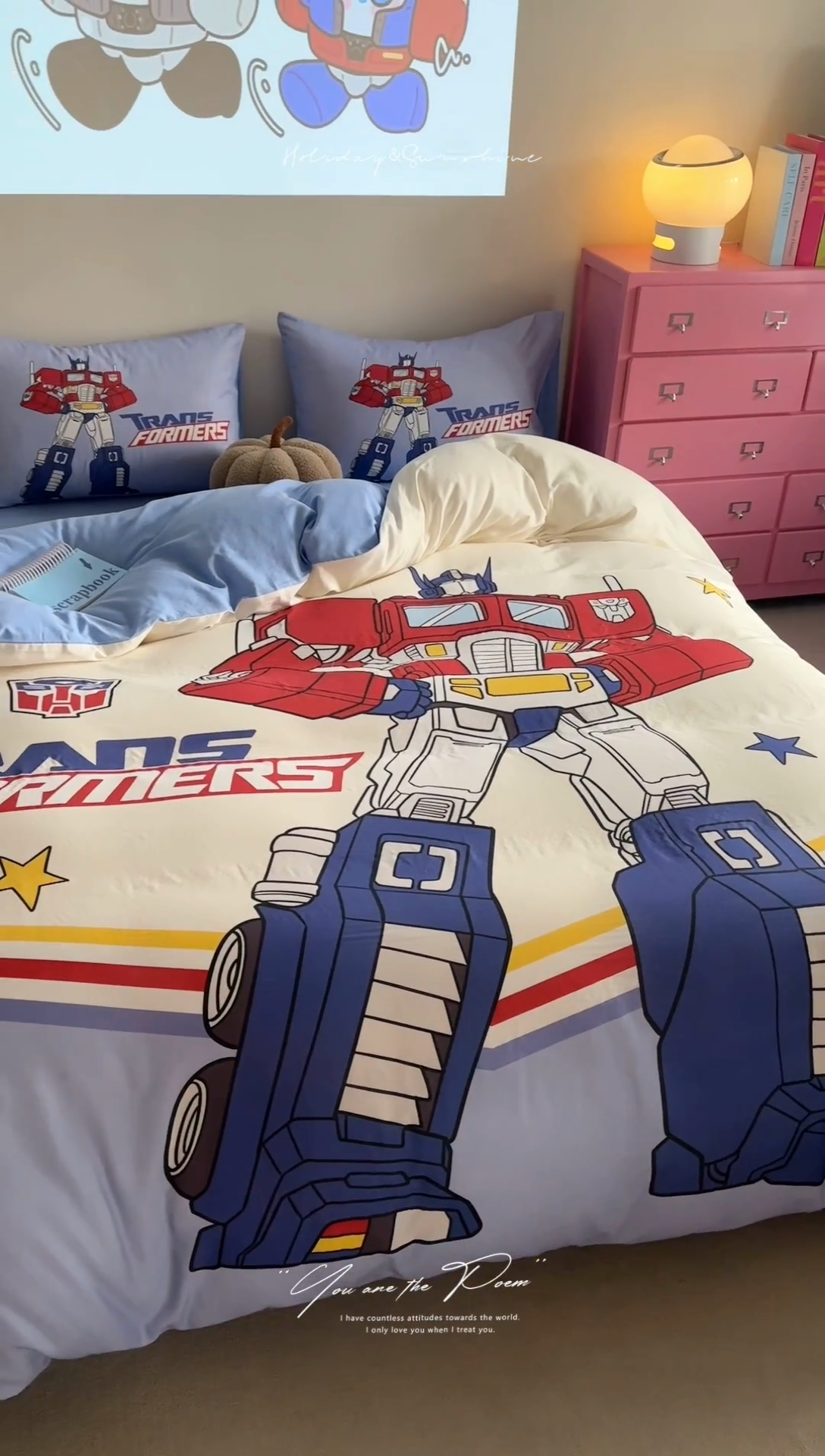 91家纺网 家纺一手货源 找家纺 2025新款设计师专版全棉双层纱四件套 超能勇士