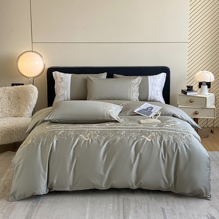 91家纺网 家纺一手货源 找家纺 （总）卡巴伦2025新款全棉刺绣四件套