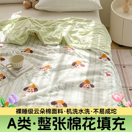 梵蒂莎 2025云朵棉棉花夏被念旧小狗