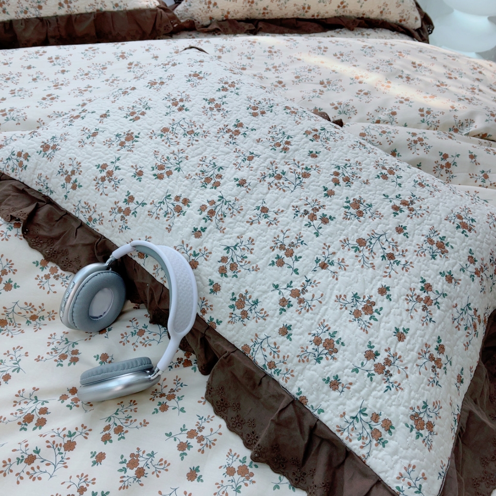 91家纺网 家纺一手货源 找家纺 暖居 2025春夏款高温砂洗棉花床盖三件套被套四件套同款纯棉夏被空调被四季 墨尔本