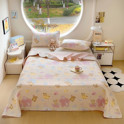 昊川家纺  2025新款全棉床盖 甜心宝贝