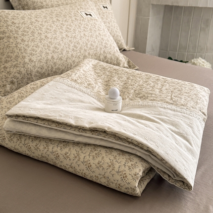 91家纺网 家纺一手货源 找家纺 帕拉美拉 2025新款全棉双层纱玉米聚乳酸夏被春秋被冬被玉米被 三件套四件套 秋暖（黄）