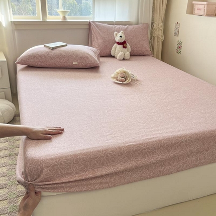 91家纺网 家纺一手货源 找家纺 （总）新印象2025新款直角纯棉老粗布套件床笠款