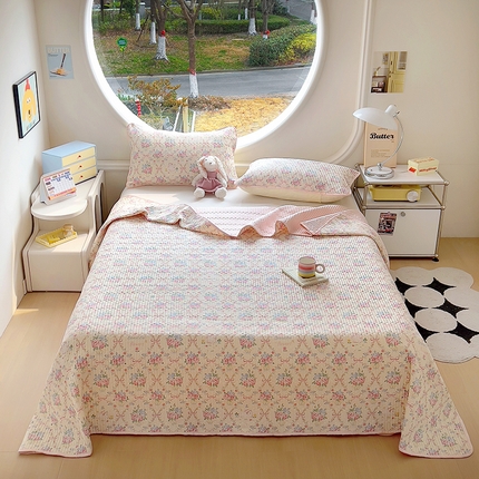 昊川家纺  2025新款全棉床盖 花束