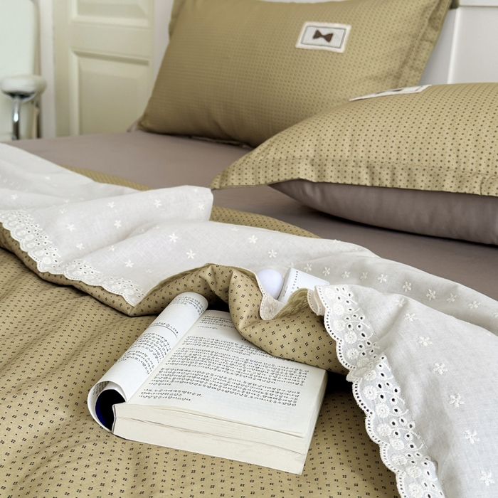 91家纺网 家纺一手货源 找家纺 帕拉美拉 2025新款全棉双层纱玉米聚乳酸夏被春秋被冬被玉米被 三件套四件套 莱克（咖）