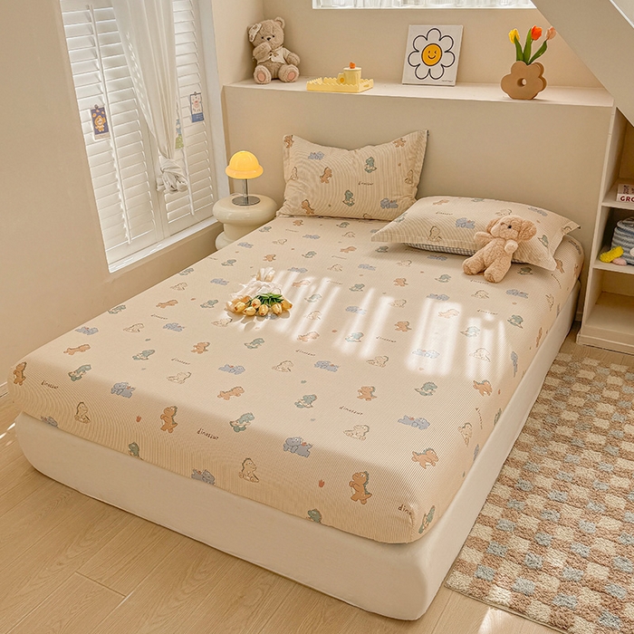 91家纺网 家纺一手货源 找家纺 （总）2025新款12868全棉套件单品系列二单床笠