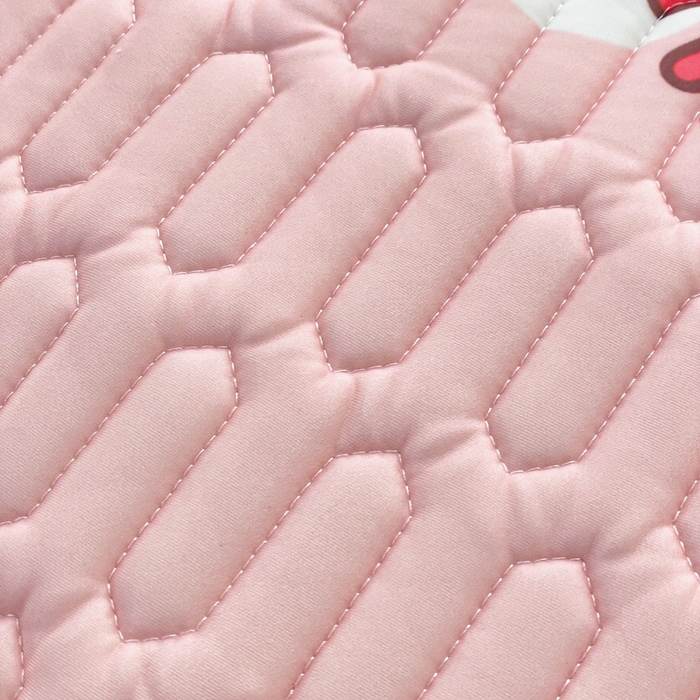 91家纺网 家纺一手货源 找家纺 富馨莱 2025新款A类凉感丝空气纤维凉席床笠款 萌萌女孩