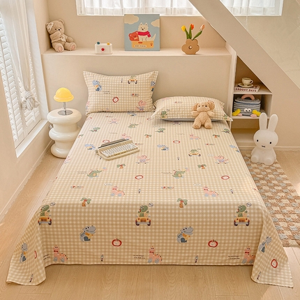 91家纺网 家纺一手货源 找家纺 （总）绵庭家纺 2025新款12868全棉套件单品系列二单床单