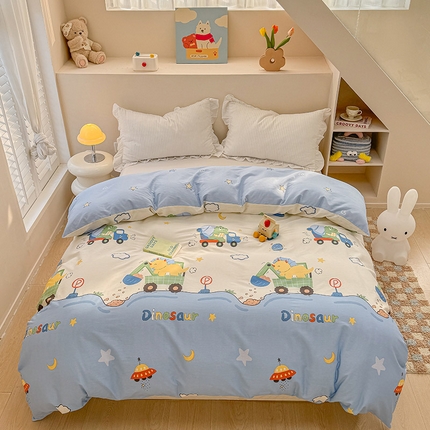 91家纺网 家纺一手货源 找家纺 （总）绵庭家纺 2025新款12868全棉套件单品系列二单被套