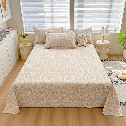 91家纺网 家纺一手货源 找家纺 （总）绵庭家纺 2025新款12868全棉套件单品系列二单床单