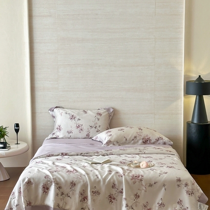 佳汐蓝 2025新款60S天丝数码印花夏被系列花卉款 拂容