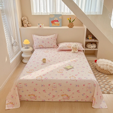 91家纺网 家纺一手货源 找家纺 （总）绵庭家纺 2025新款12868全棉套件单品系列二单床单