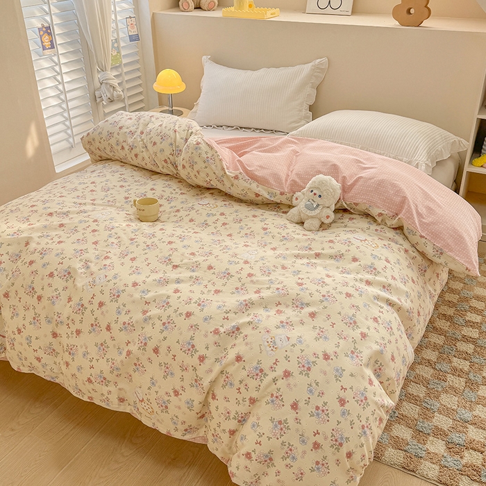 91家纺网 家纺一手货源 找家纺 （总）绵庭家纺 2025新款12868全棉套件单品系列二单被套