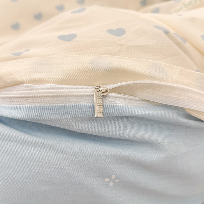 91家纺网 家纺一手货源 找家纺 绵庭家纺 2025新款12868全棉套件单品系列二单被套 甜心蜜趣